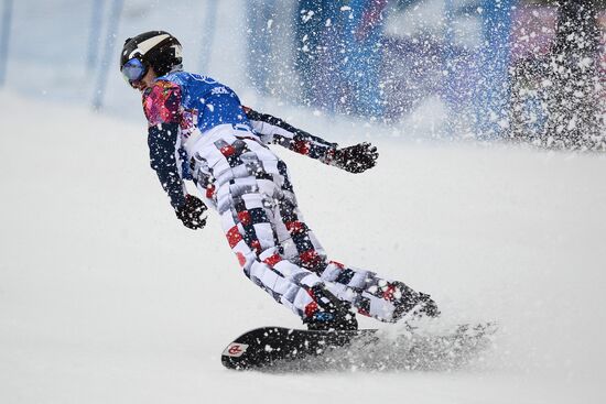 2014 Winter Olympics. Snowboarding. Men. Snowboard cross