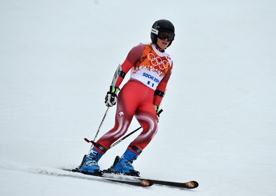 2014 Winter Olympics. Alpine skiing. Women. Giant slalom