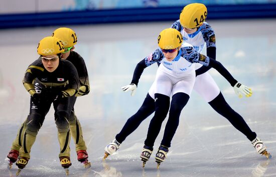 2014 Winter Olympics. Short track speed skating. Women. Relay. Finals