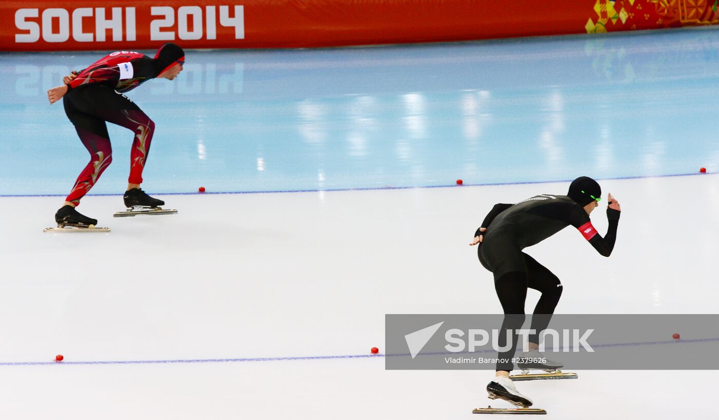 2014 Winter Olympics. Speed skating. Men. 10000m