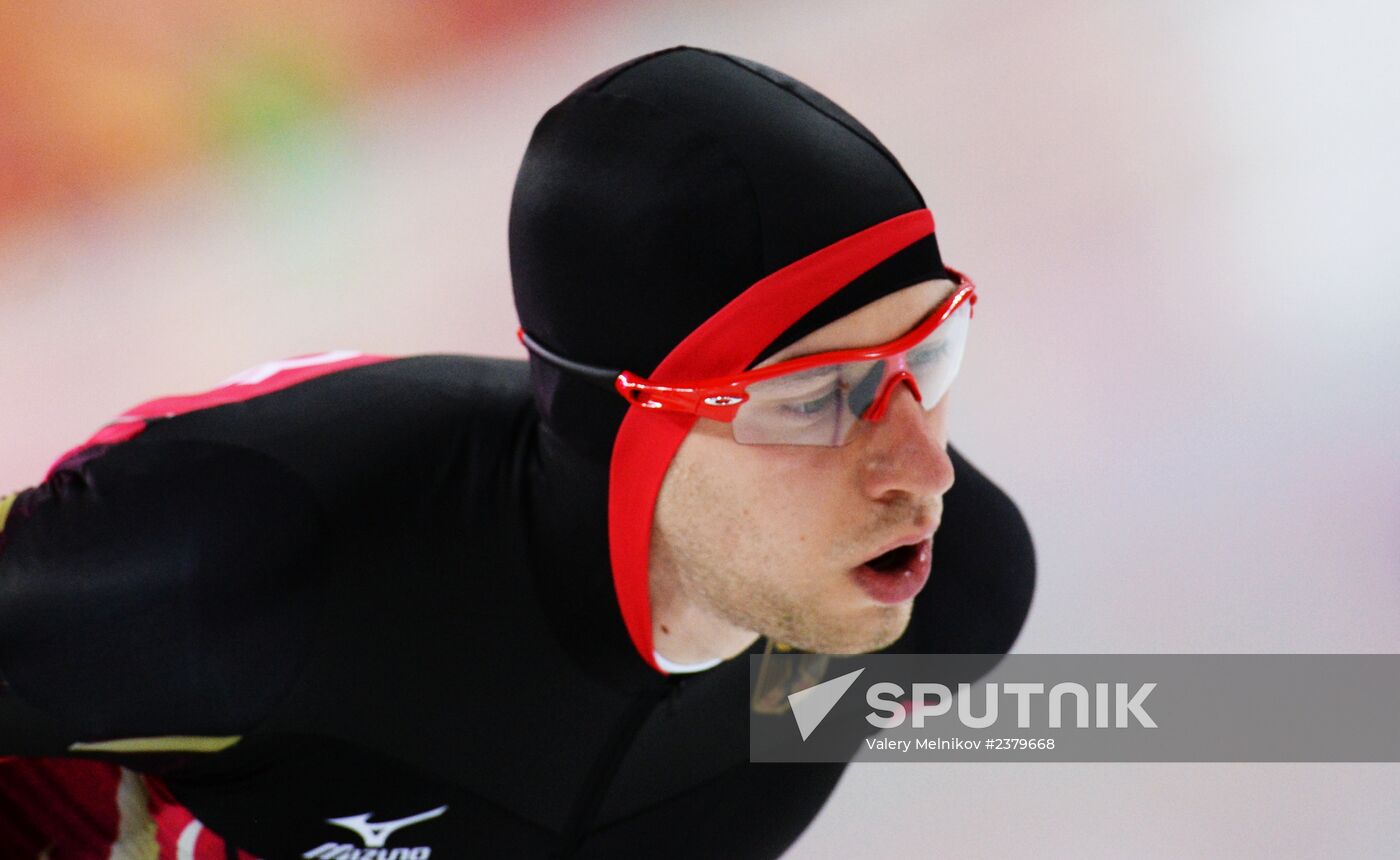 2014 Winter Olympics. Speed skating. Men. 10000m