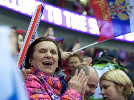 2014 Winter Olympics. Ice hockey. Men. Russia vs. Norway