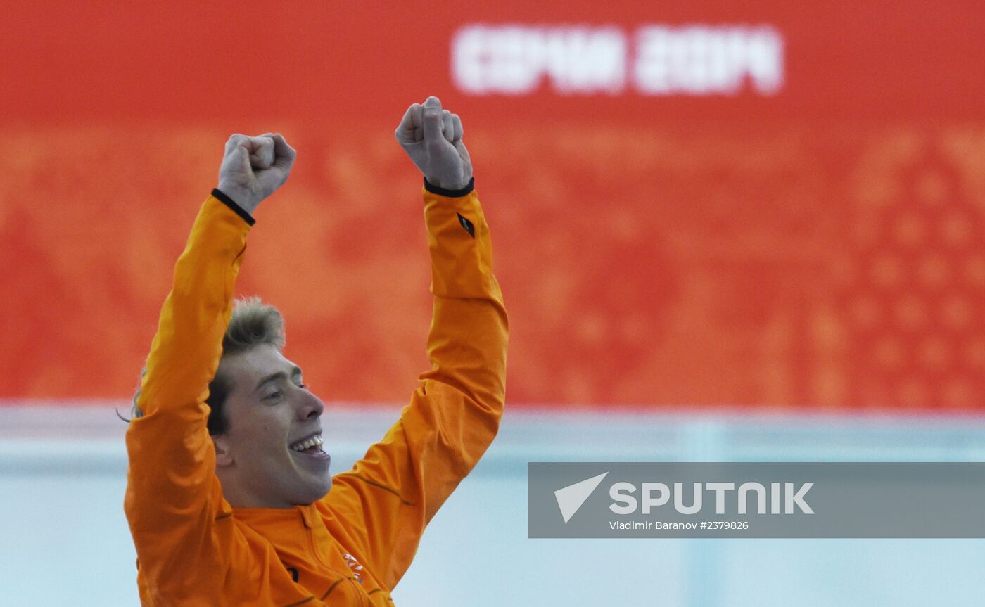 2014 Winter Olympics. Speed skating. Men. 10000m