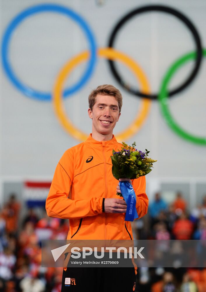 2014 Winter Olympics. Speed skating. Men. 10000m