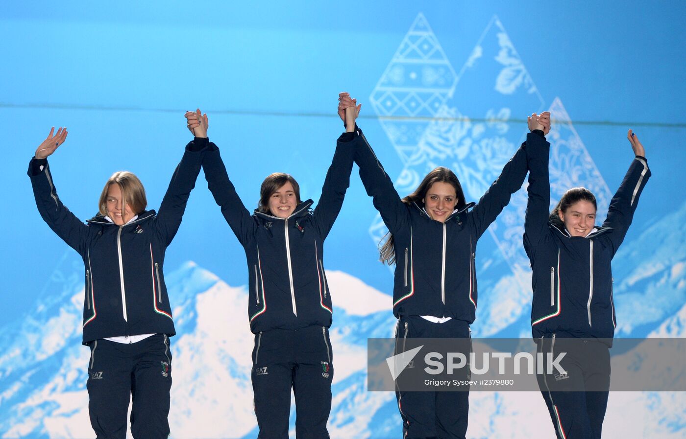 2014 Winter Olympics. Medal ceremonies. Day Eleven