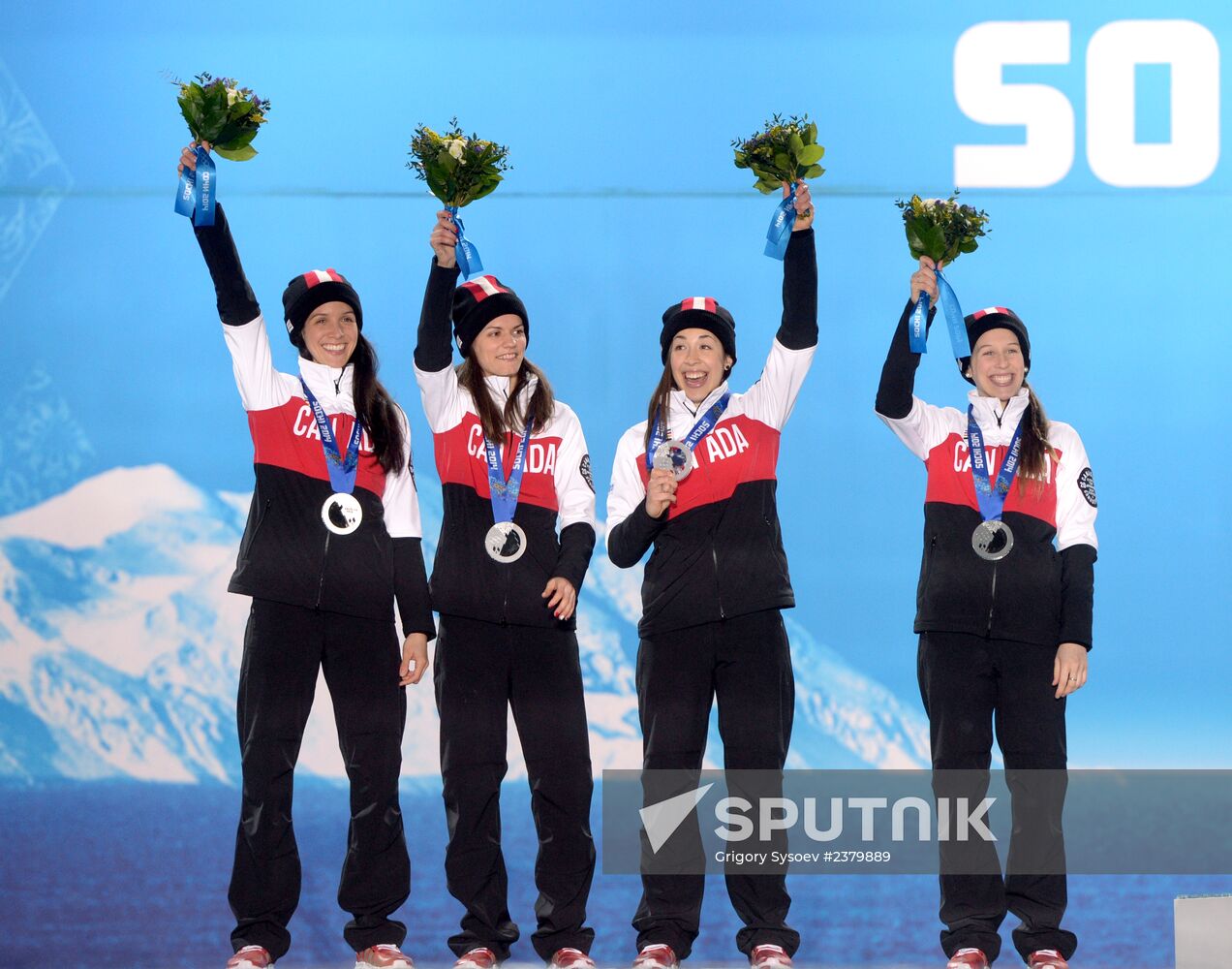 2014 Winter Olympics. Medal ceremonies. Day Eleven