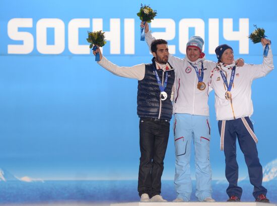 2014 Winter Olympics. Medal ceremonies. Day Eleven