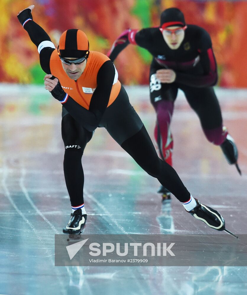 2014 Winter Olympics. Speed skating. Men. 10000m
