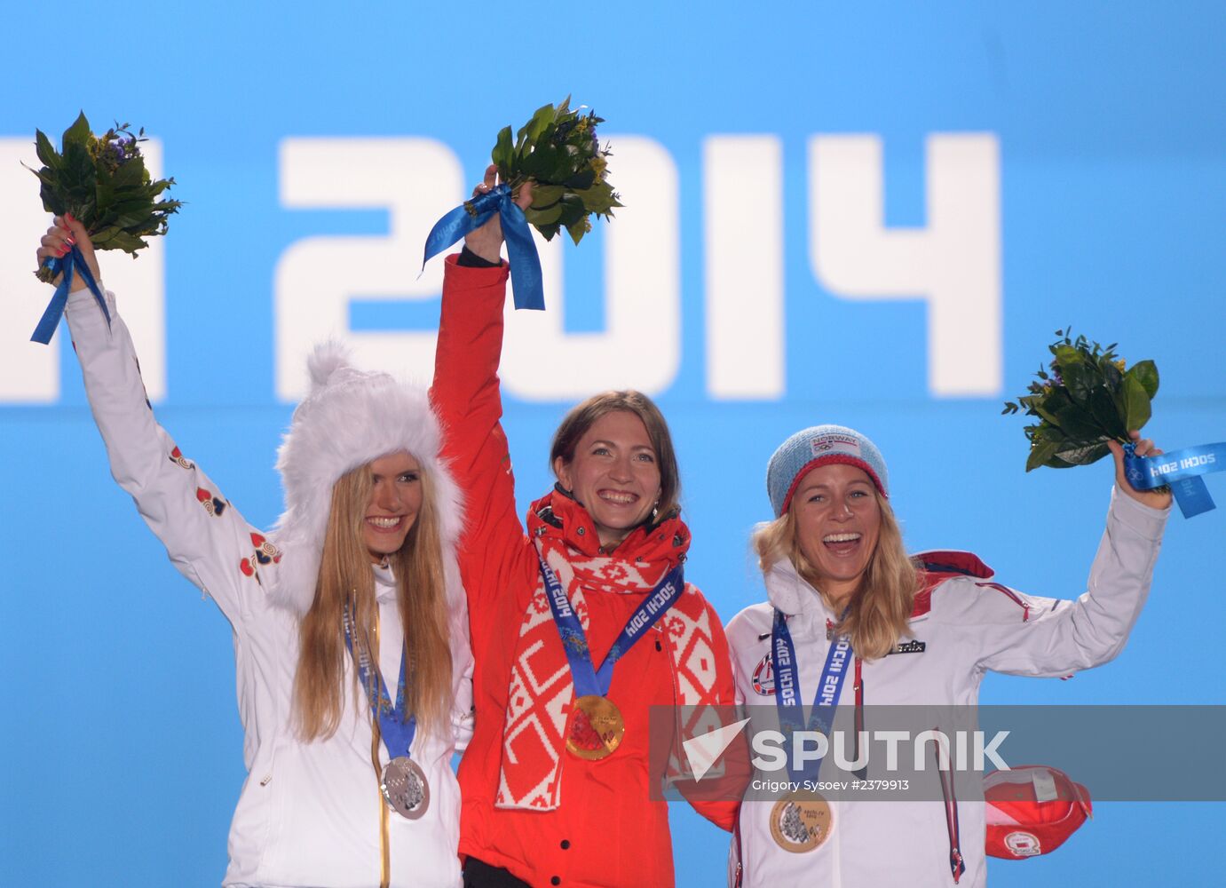 2014 Winter Olympics. Medal ceremonies. Day Eleven