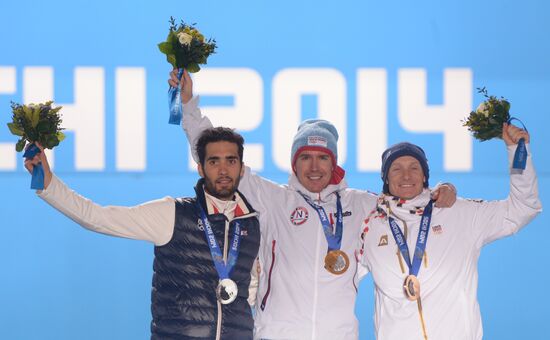 2014 Winter Olympics. Medal ceremonies. Day Eleven