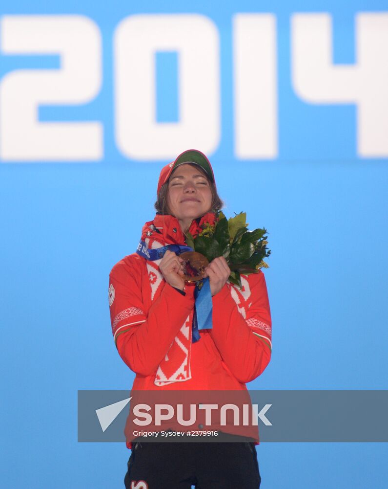 2014 Winter Olympics. Medal ceremonies. Day Eleven