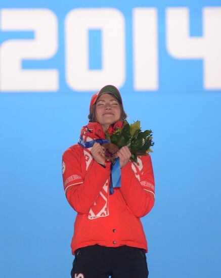 2014 Winter Olympics. Medal ceremonies. Day Eleven