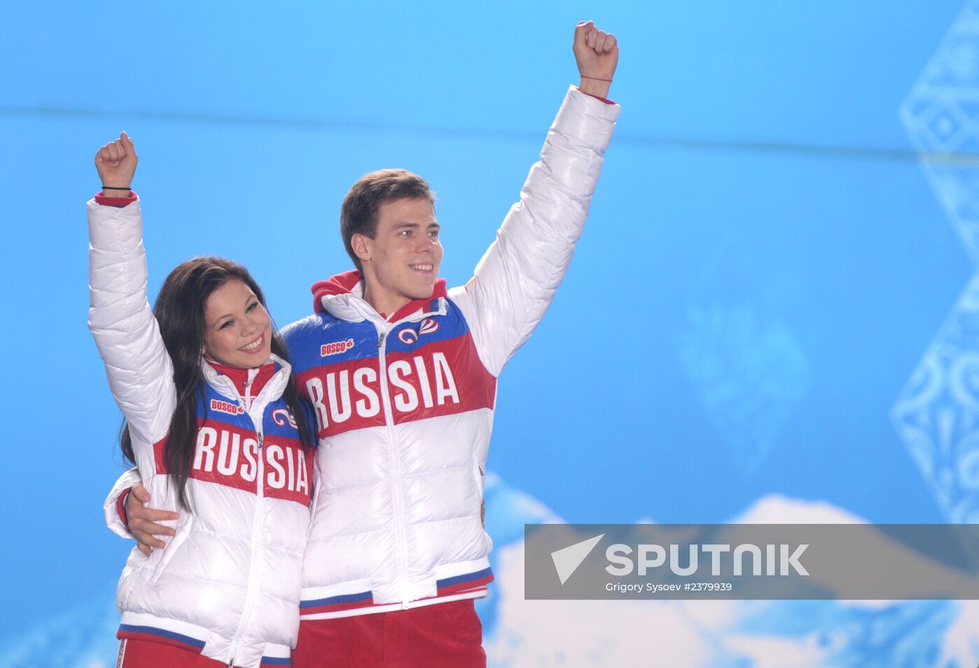 2014 Winter Olympics. Award ceremony. Day Eleven