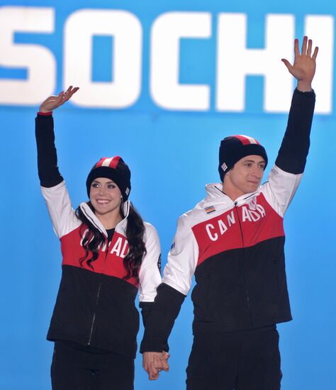 2014 Winter Olympics. Award ceremony. Day Eleven