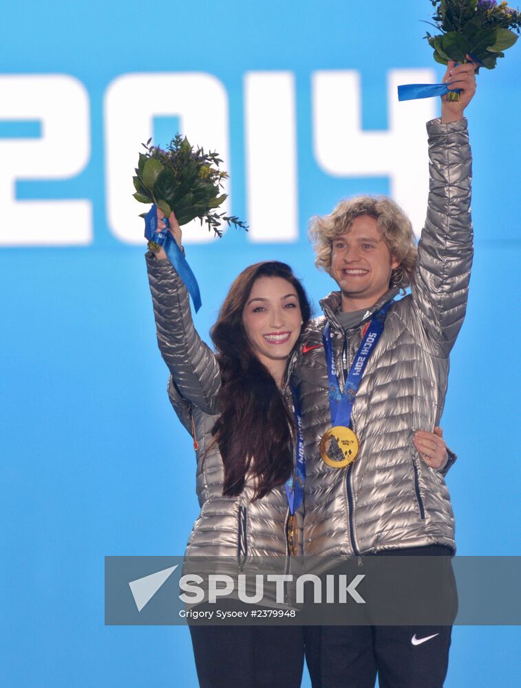 2014 Winter Olympics. Award ceremony. Day Eleven