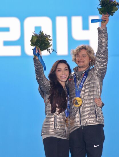 2014 Winter Olympics. Award ceremony. Day Eleven