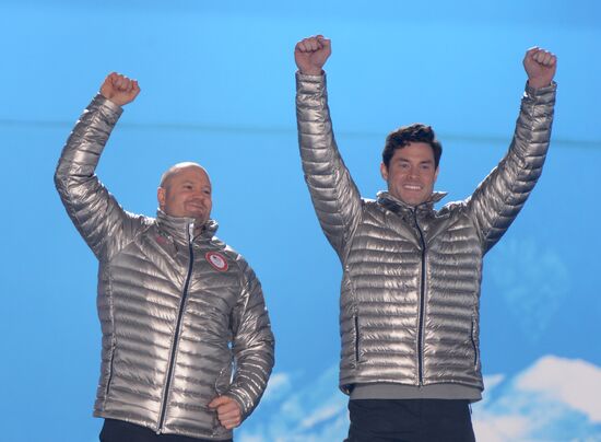 2014 Winter Olympics. Award ceremony. Day Eleven