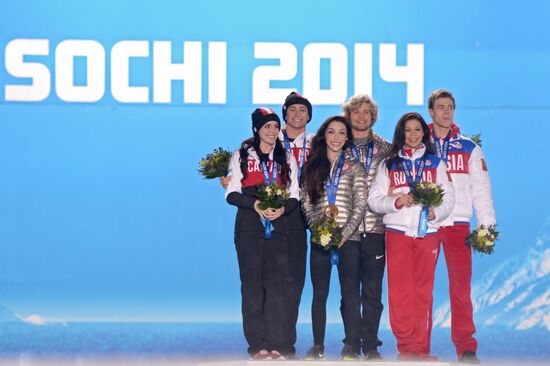 2014 Winter Olympics. Award ceremony. Day Eleven
