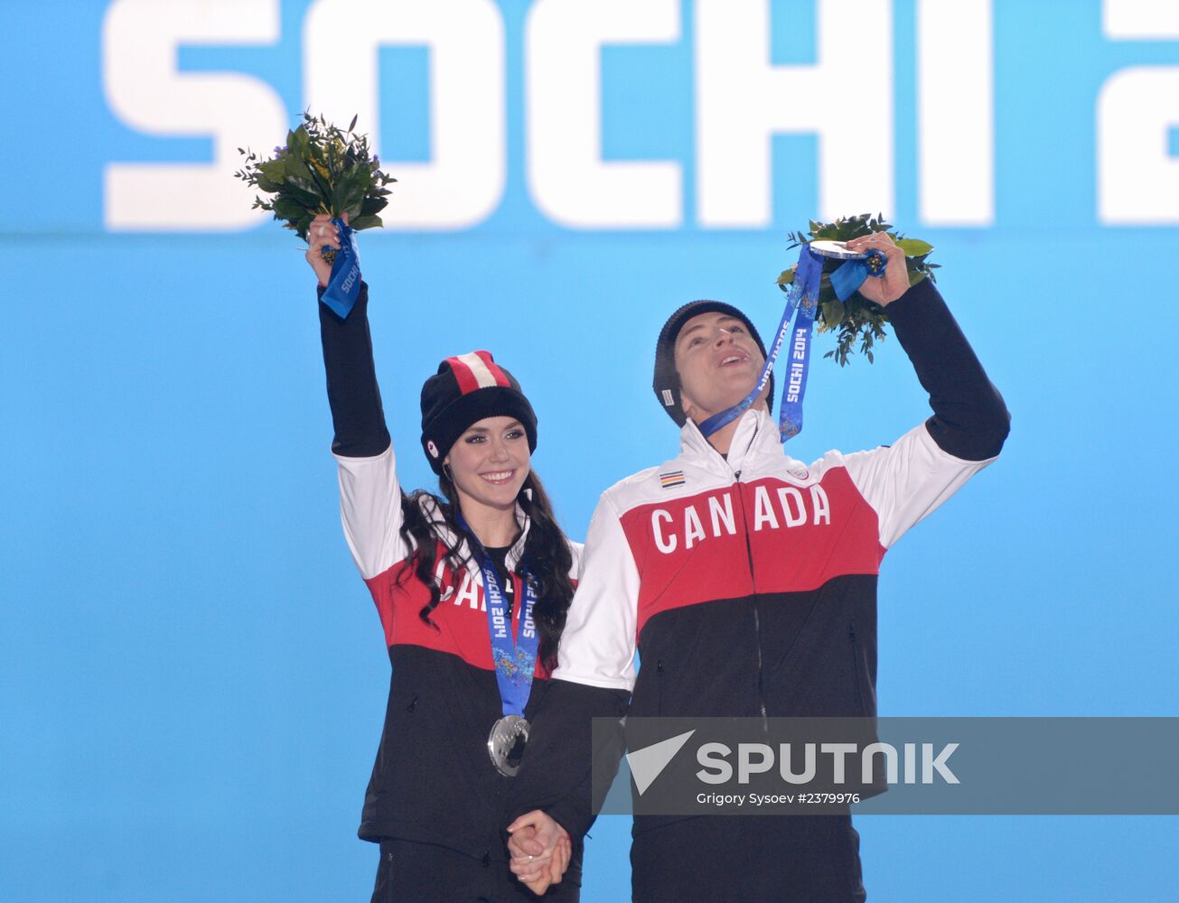 2014 Winter Olympics. Award ceremony. Day Eleven