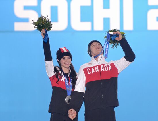 2014 Winter Olympics. Award ceremony. Day Eleven