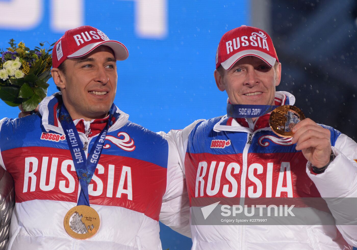 2014 Winter Olympics. Award ceremony. Day Eleven