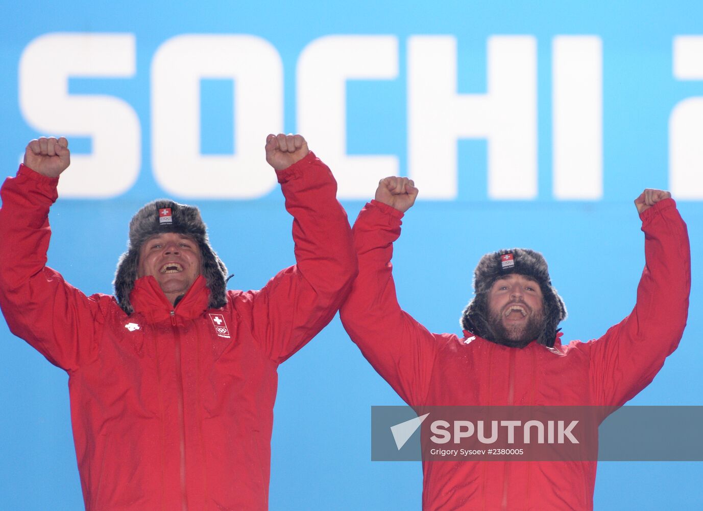 2014 Winter Olympics. Award ceremony. Day Eleven