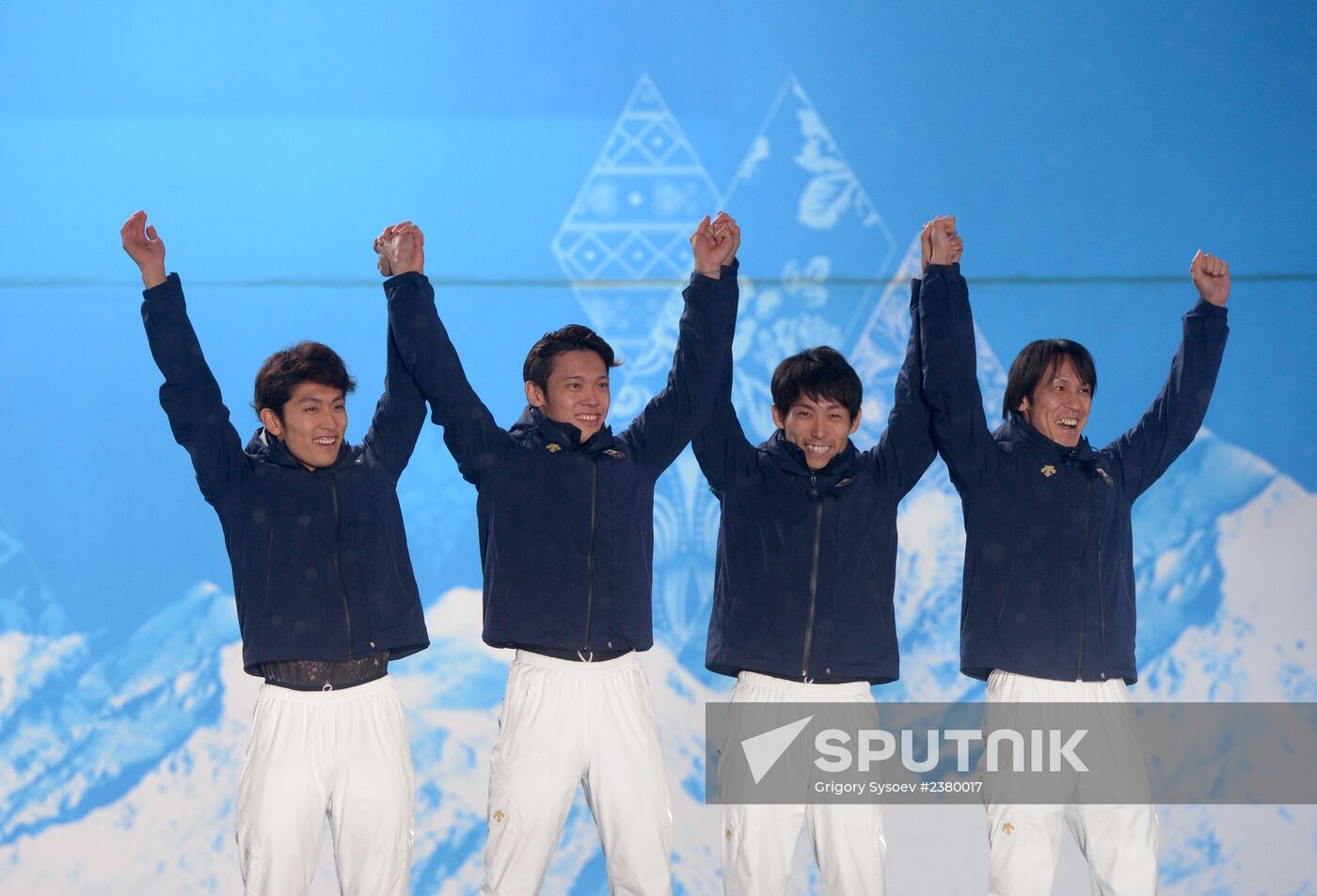 2014 Winter Olympics. Award ceremony. Day Eleven