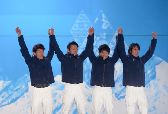 2014 Winter Olympics. Award ceremony. Day Eleven