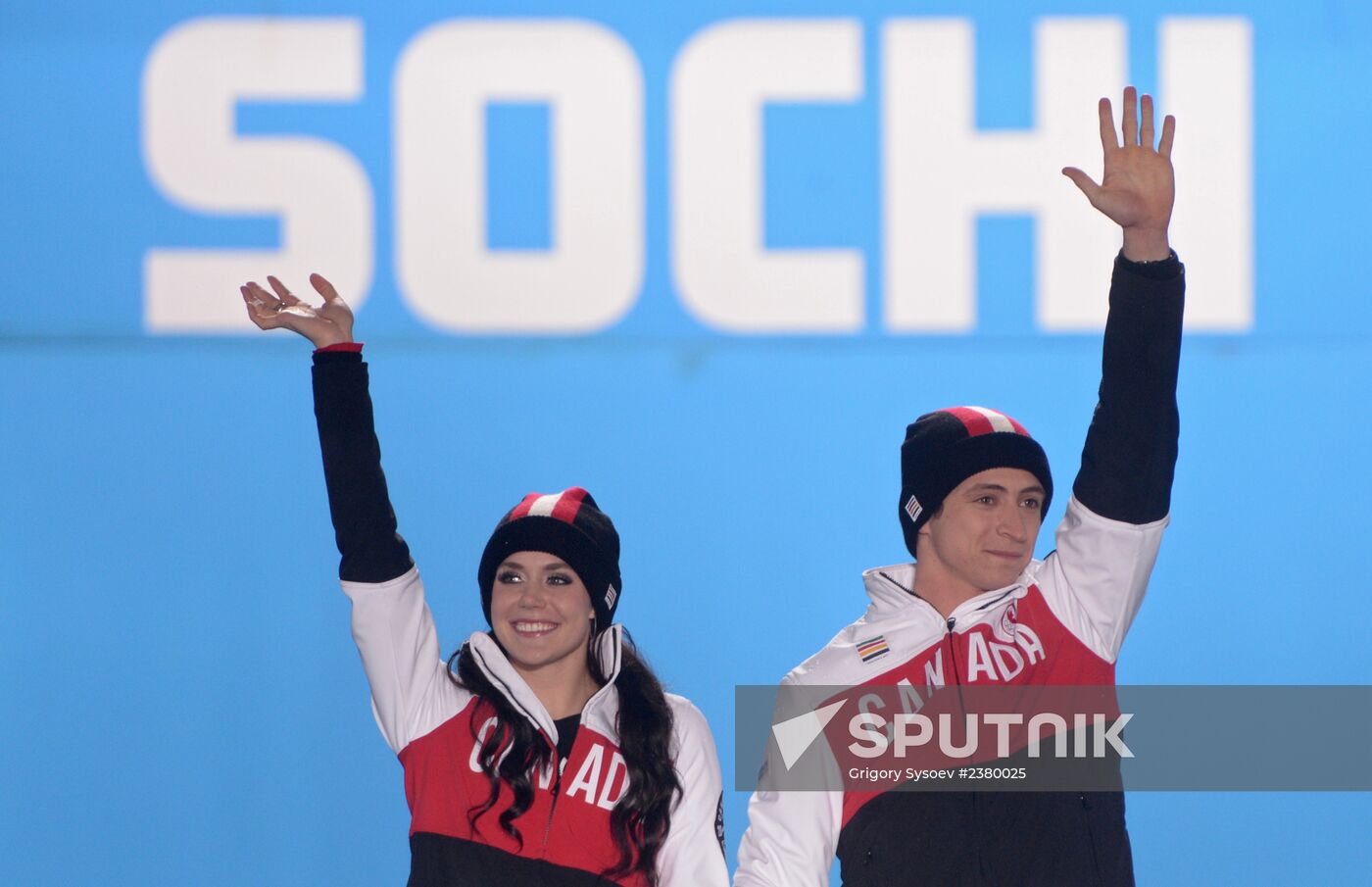 2014 Winter Olympics. Award ceremony. Day Eleven