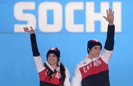 2014 Winter Olympics. Award ceremony. Day Eleven
