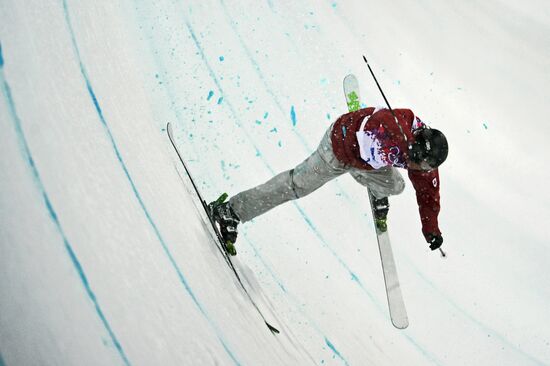 2014 Winter Olympics. Freestyle skiing. Men. Halfpipe