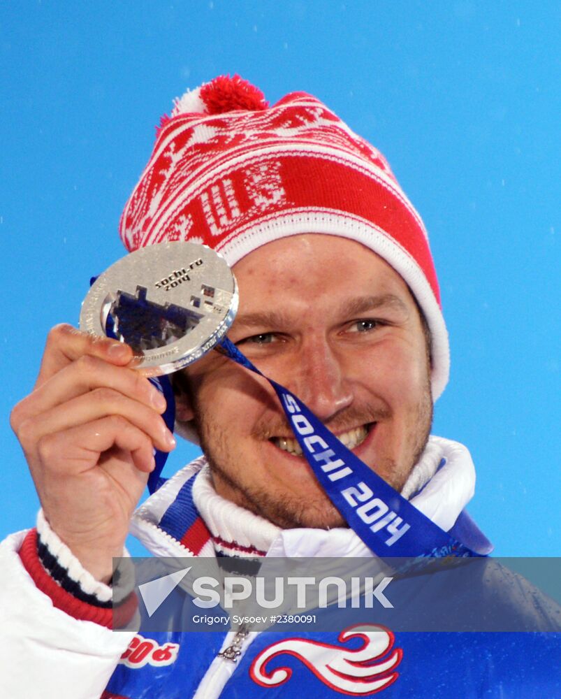 2014 Winter Olympics. Award ceremony. Day Eleven