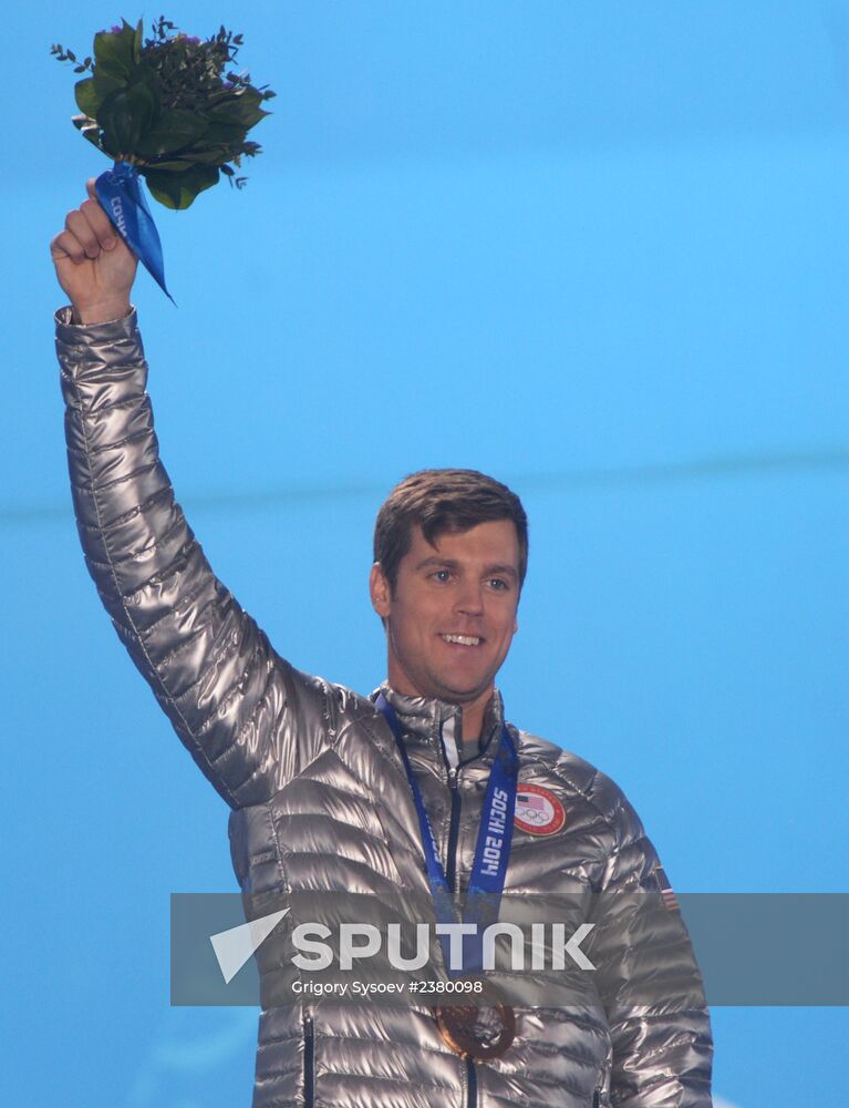 2014 Winter Olympics. Award ceremony. Day Eleven