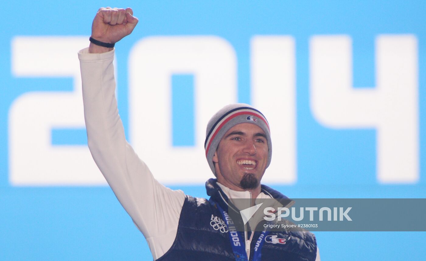 2014 Winter Olympics. Award ceremony. Day Eleven