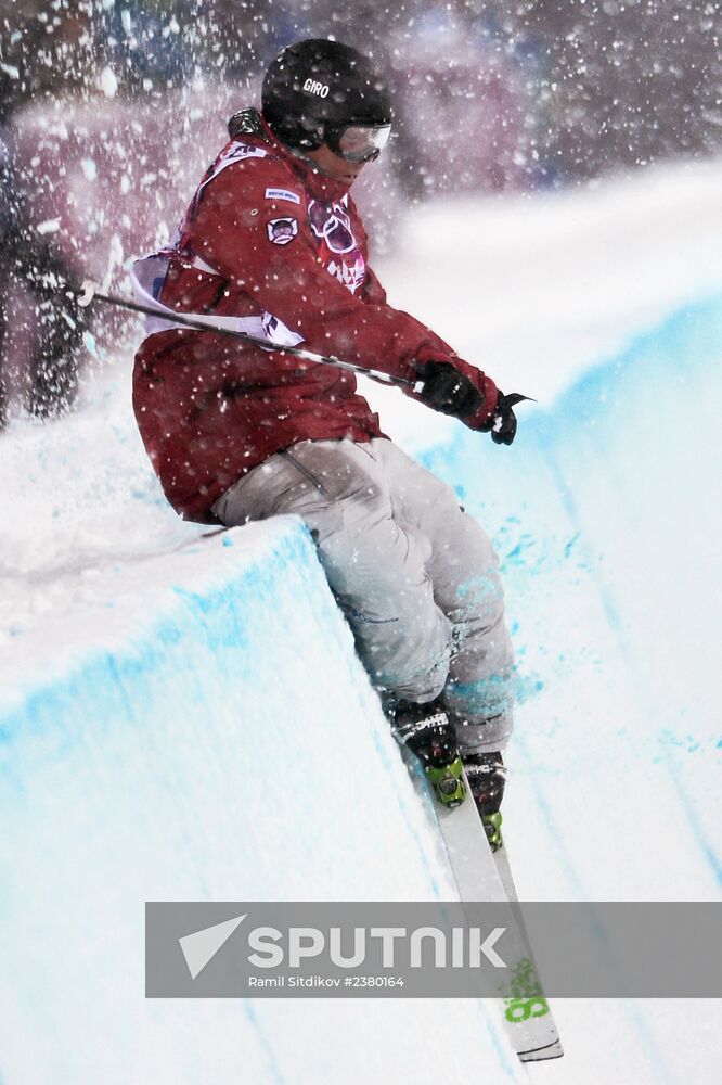 2014 Winter Olympics. Freestyle skiing. Men. Halfpipe