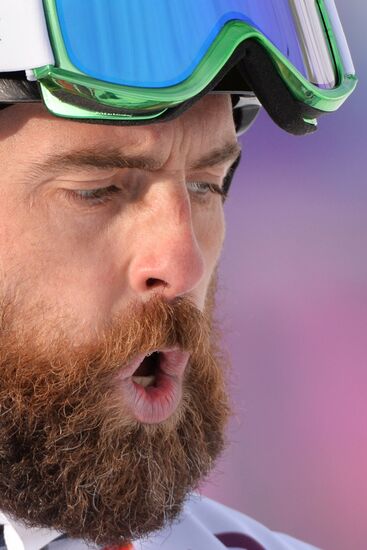 2014 Winter Olympics. Snowboarding. Men. Parallel giant slalom