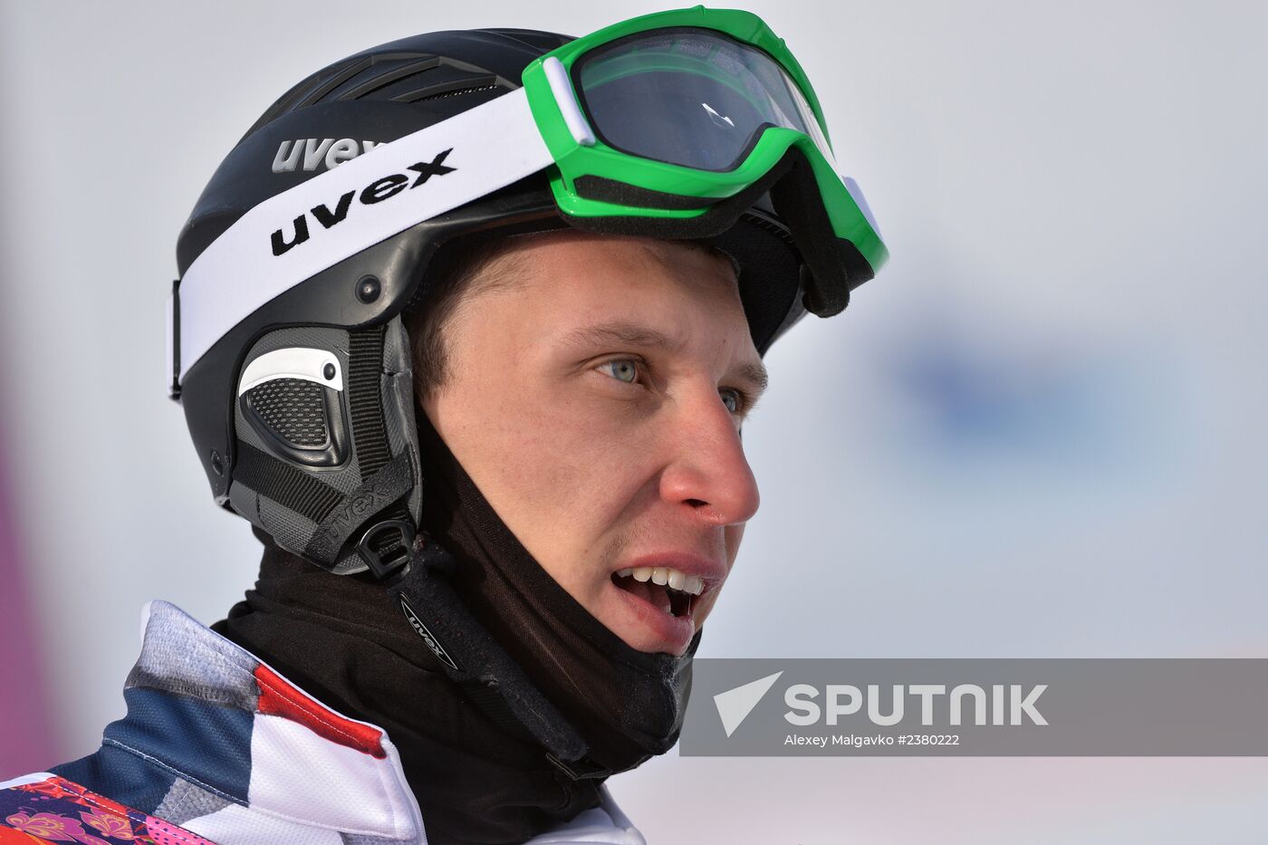 2014 Winter Olympics. Snowboarding. Men. Parallel giant slalom