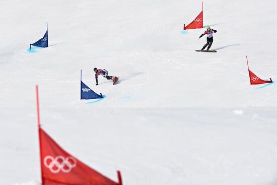 2014 Winter Olympics. Snowboarding. Men. Parallel giant slalom