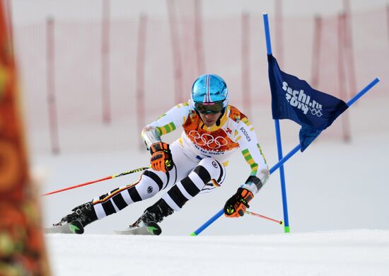 2014 Winter Olympics. Alpine skiing. Men. Giant slalom