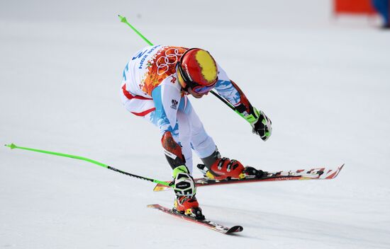 2014 Winter Olympics. Alpine skiing. Men. Giant slalom
