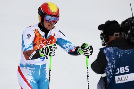 2014 Winter Olympics. Alpine skiing. Men. Giant slalom