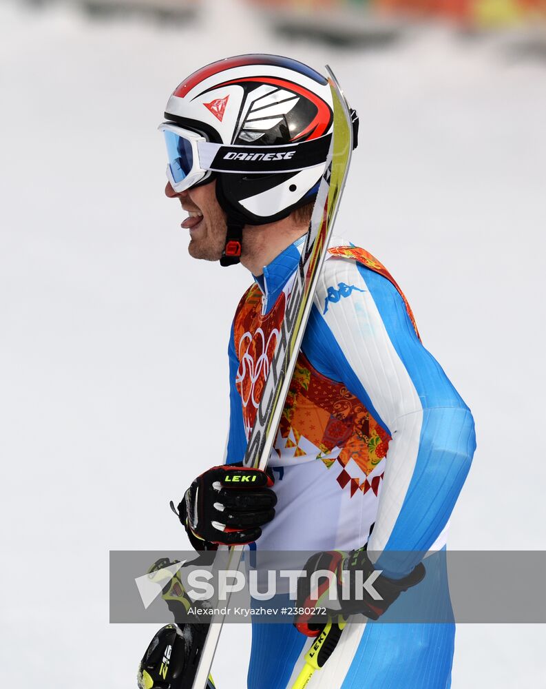 2014 Winter Olympics. Alpine skiing. Men. Giant slalom