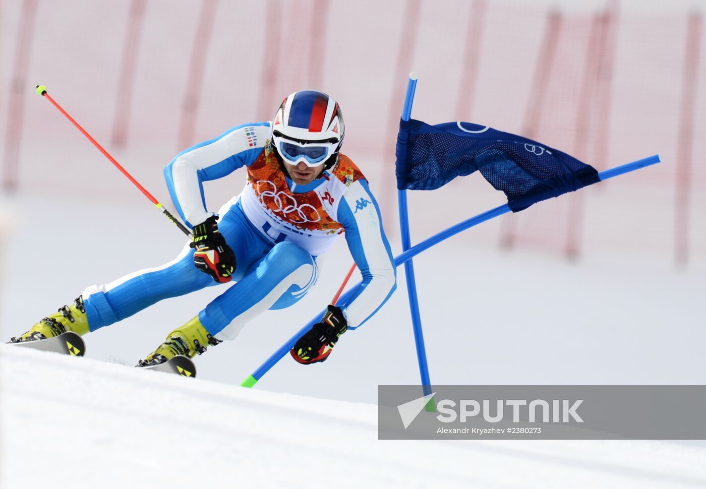 2014 Winter Olympics. Alpine skiing. Men. Giant slalom