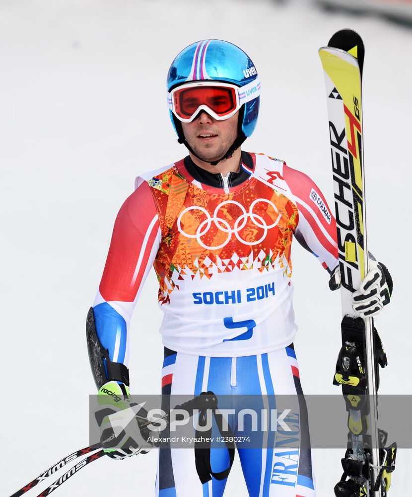 2014 Winter Olympics. Alpine skiing. Men. Giant slalom