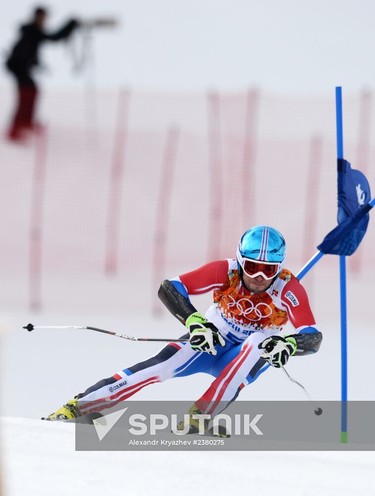 2014 Winter Olympics. Alpine skiing. Men. Giant slalom