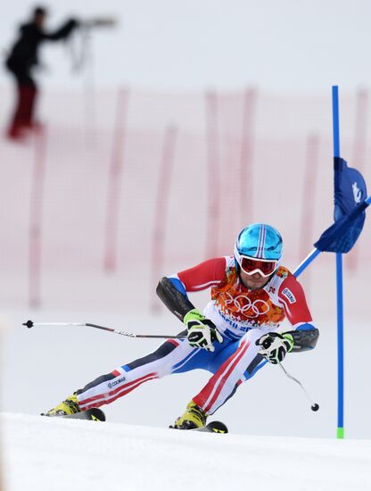 2014 Winter Olympics. Alpine skiing. Men. Giant slalom
