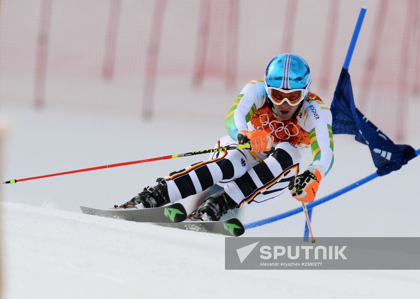 2014 Winter Olympics. Alpine skiing. Men. Giant slalom