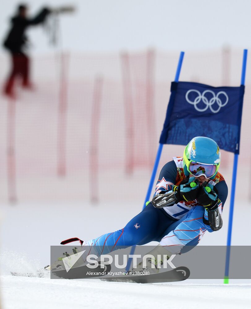 2014 Winter Olympics. Alpine skiing. Men. Giant slalom