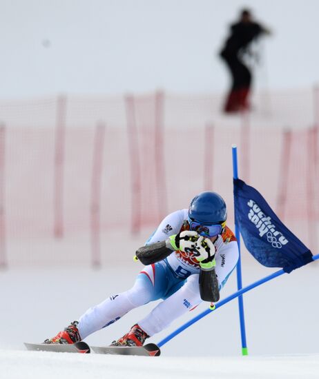 2014 Winter Olympics. Alpine skiing. Men. Giant slalom