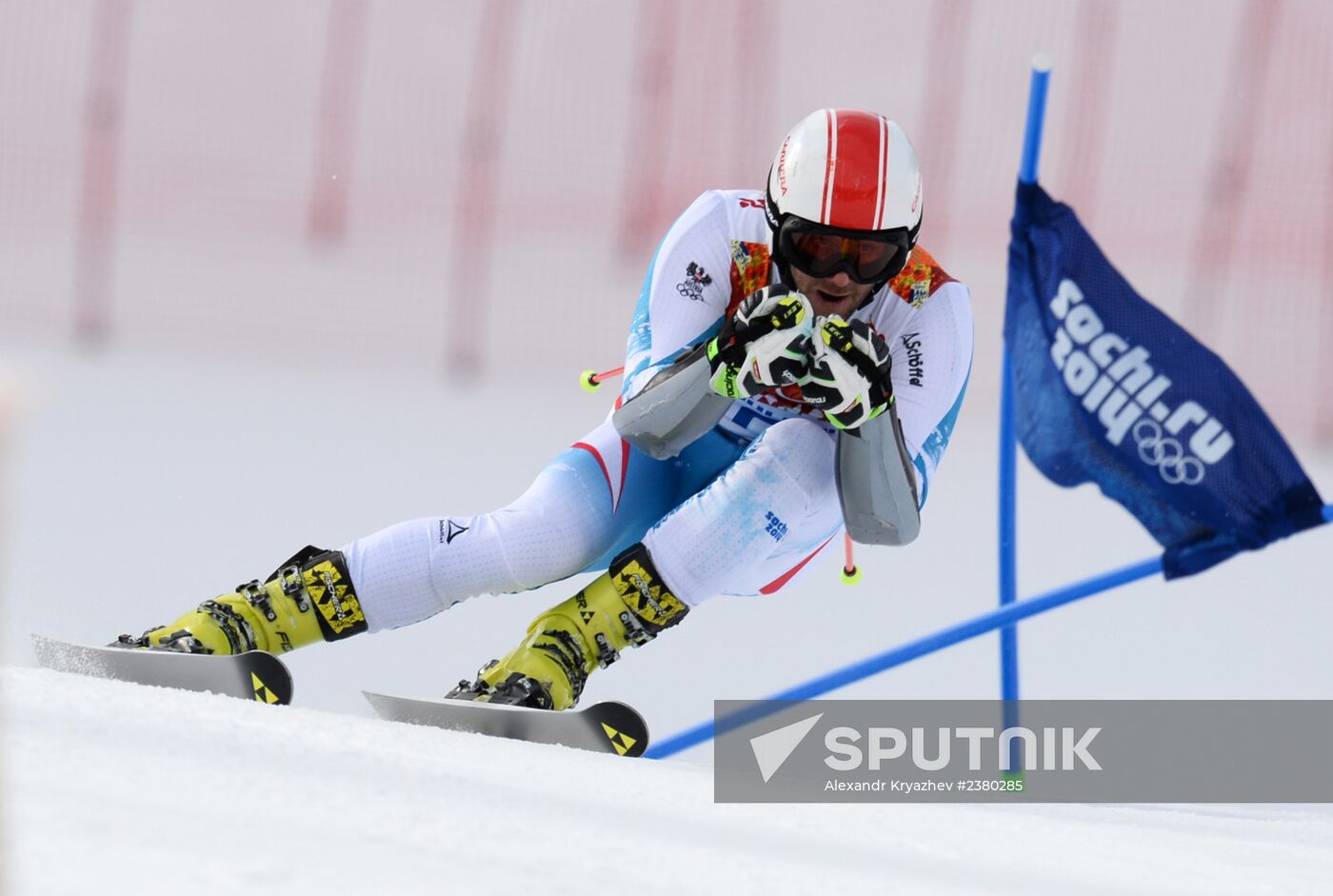 2014 Winter Olympics. Alpine skiing. Men. Giant slalom